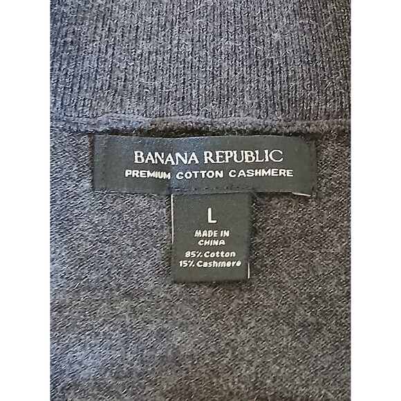 Calvin Klein Sweater Quarter Zip Pullover Men Gray Knit Soft Size Large Casual - Picture 12 of 13